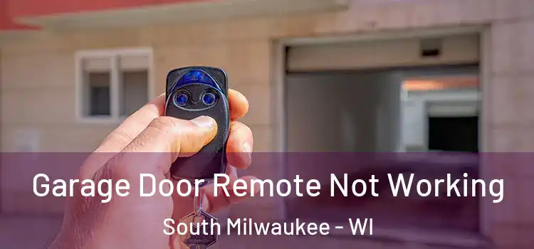  Garage Door Remote Not Working South Milwaukee - WI