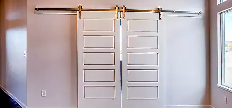 Glass Barn Door with Installation Hardware Kit South Milwaukee